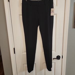 NWT Michael Kors Black Dress Pants  Straight Leg Career Office Slacks Classic